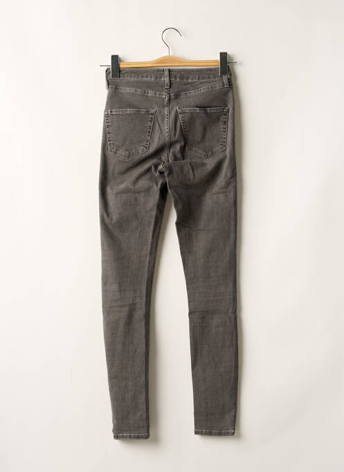 Jeans coupe slim gris TOPSHOP pour femme