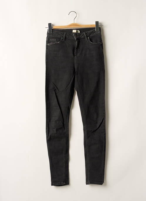 Jeans coupe slim noir TOPSHOP pour femme