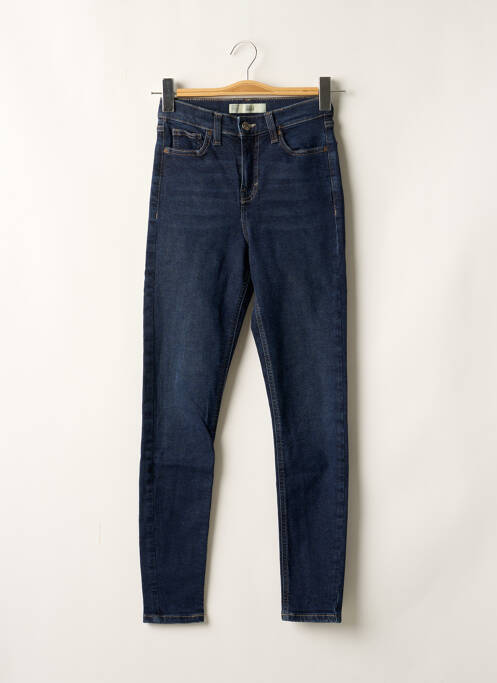 Jeans skinny bleu TOPSHOP pour femme