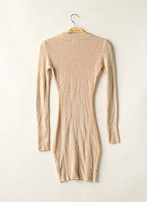 Robe courte manches longues manches longues beige PRETTY LITTLE THING femme