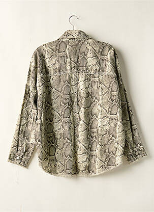 Veste casual coupe droite beige ZARA femme