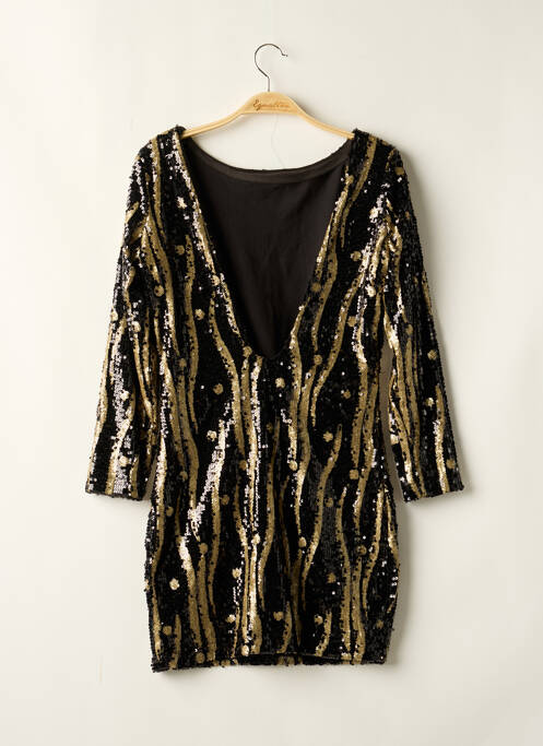 Robe mi-longue noir SOKY ET SOKA pour femme