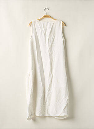 Robe mi-longue coupe fluide sans manche blanc CREA CONCEPT femme