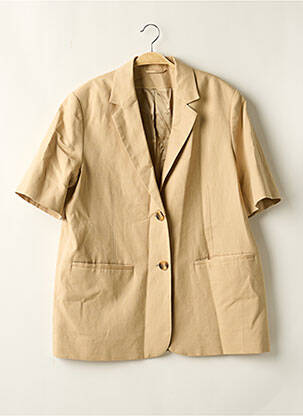 Veste casual col tailleur beige COS femme