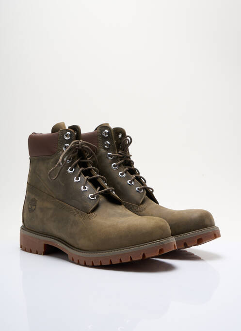 Bottines/Boots vert TIMBERLAND pour homme
