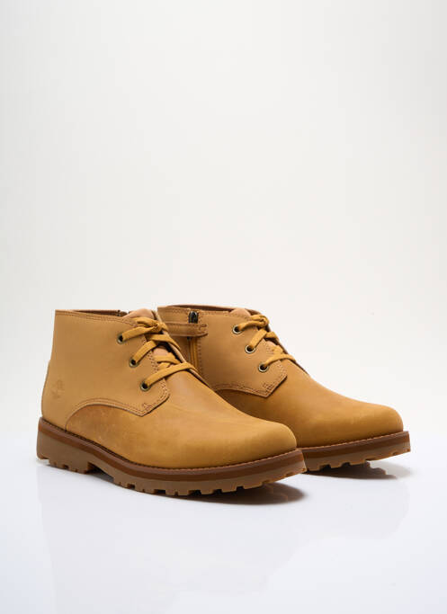 Bottines/Boots jaune TIMBERLAND pour homme