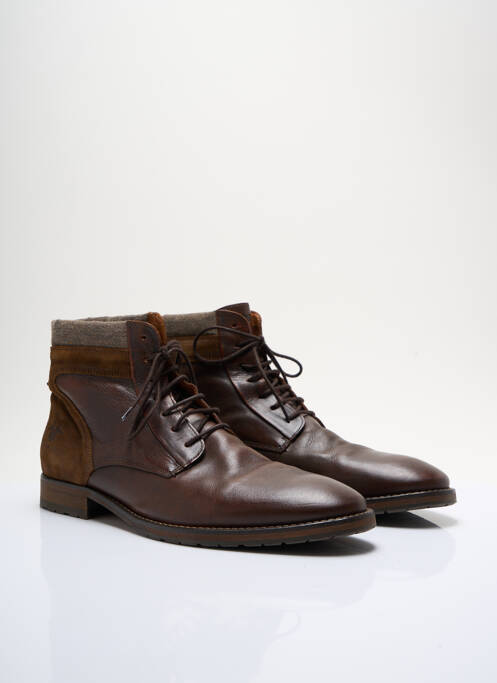 Bottines/Boots marron KOST pour homme