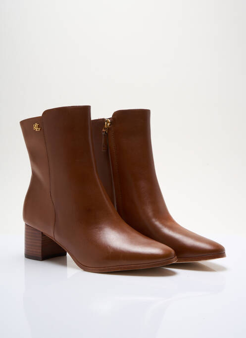 Bottines/Boots marron RALPH LAUREN pour femme