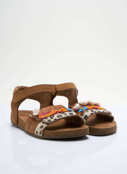 Sandales/Nu pieds marron SHOESME pour fille