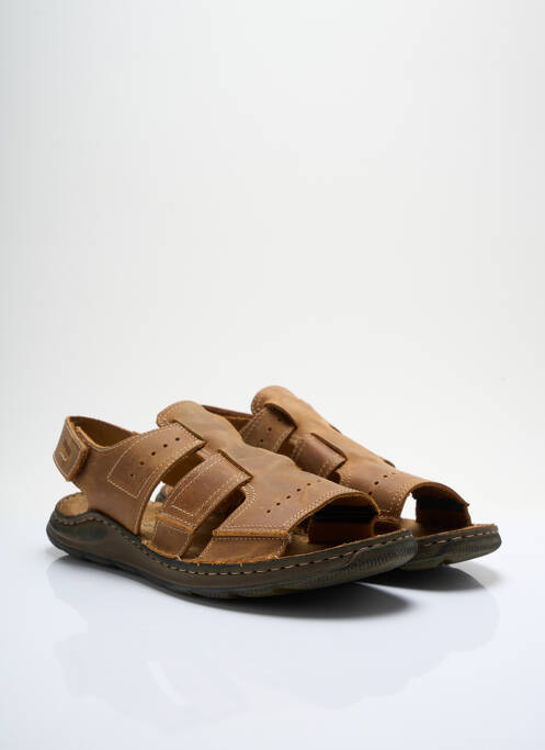 Sandales/Nu pieds marron JOSEF SEIBEL pour homme