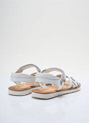 Sandales/Nu pieds blanc KICKERS pour fille seconde vue
