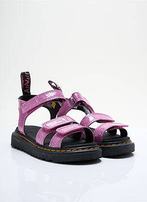 Sandales/Nu pieds violet DR MARTENS pour fille