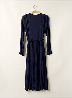 Robe longue manches longues manches longues bleu SEE U SOON femme