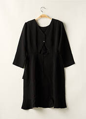 Robe mi-longue noir SUNCOO pour femme seconde vue