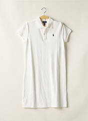 Robe mi-longue blanc RALPH LAUREN pour fille seconde vue