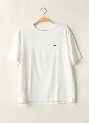 T-shirt blanc LACOSTE pour femme seconde vue