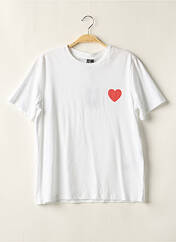 T-shirt blanc PIECES pour femme seconde vue
