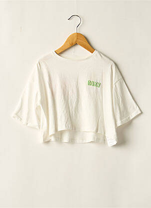 T-shirt blanc ROXY GIRL pour fille