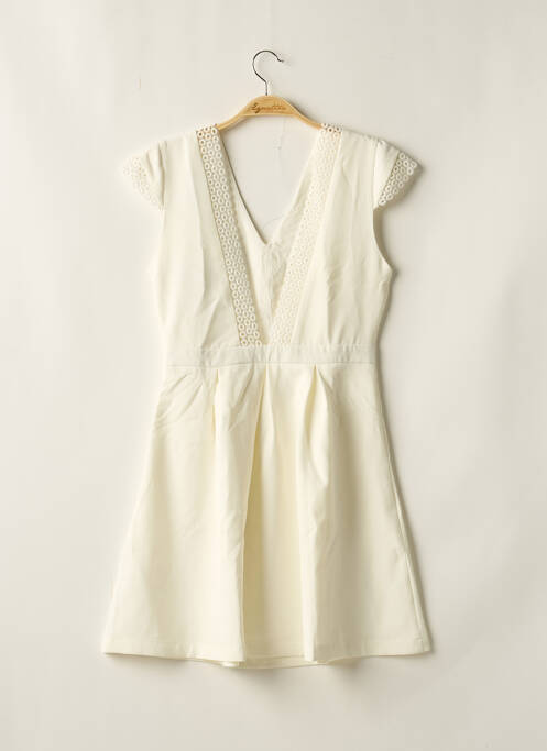 Robe courte beige SUNCOO pour femme