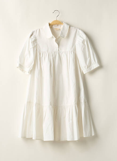 Robe courte blanc LEVIS pour femme