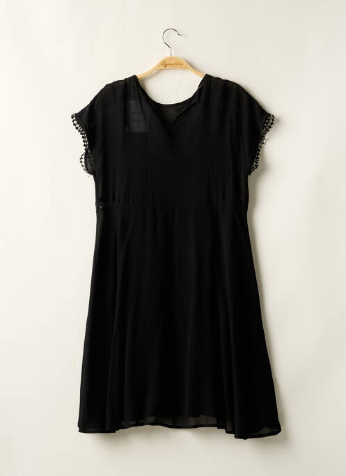 Robe mi-longue noir SUNCOO pour femme