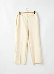 Pantalon droit beige SELECTED pour femme seconde vue