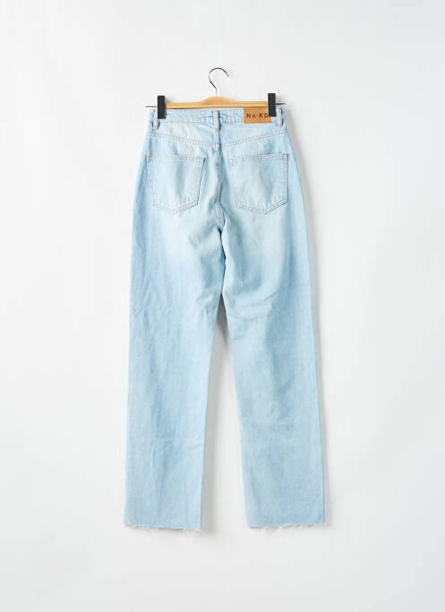 Jeans coupe droite bleu NA-KD pour femme