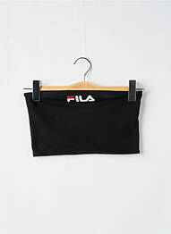 Top tissage jersey sans manche noir FILA femme