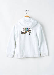 Sweat-shirt à capuche blanc NIKE pour garçon seconde vue