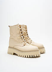 Bottines/Boots beige BRONX pour femme seconde vue