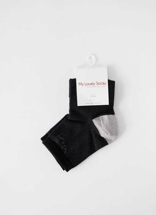 Chaussettes noir MY LOVELY SOCKS pour femme