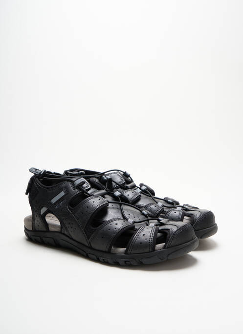Sandales/Nu pieds noir GEOX pour homme