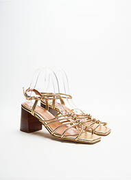 Sandales/nu pieds type de semelle amortissante talon de 4 à 6cm or SARENZA femme