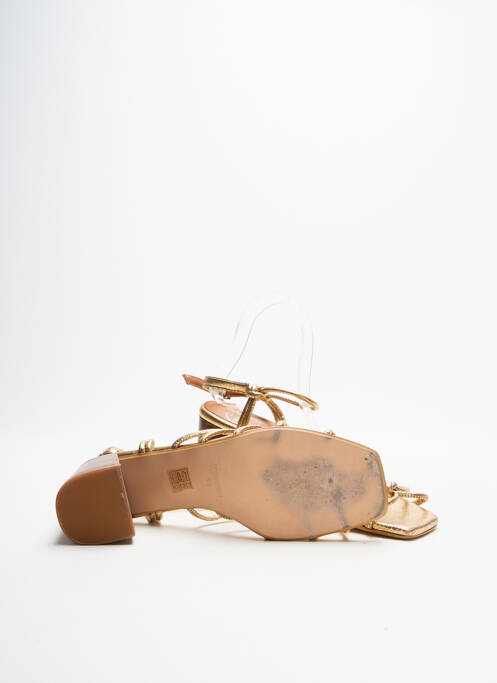 Sandales/Nu pieds or SARENZA pour femme