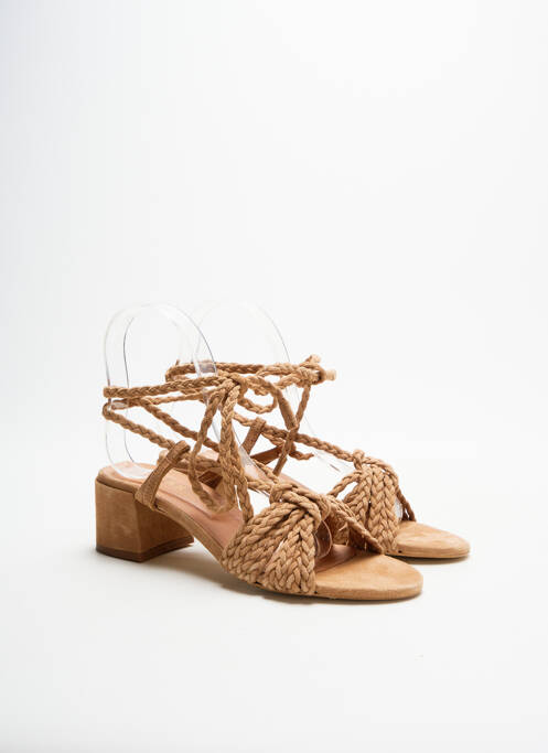 Sandales/Nu pieds marron JONAK pour femme