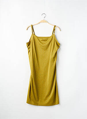 Robe courte coupe cintrée fines bretelles vert VERO MODA femme
