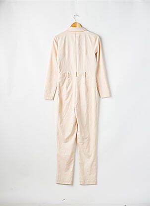 Combi-pantalon coupe cintrée manches longues beige VILA femme