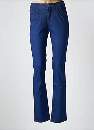 Jeans coupe slim tissage brut taille normale bleu TRUSSARDI JEANS femme