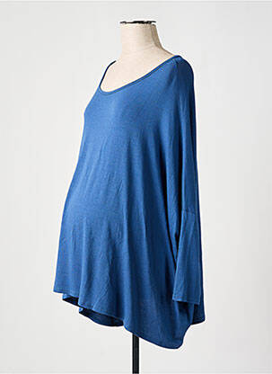 Chemisier maternité bleu BE FUN femme