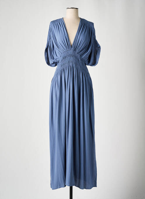 Robe longue bleu MIOU MUSE pour femme