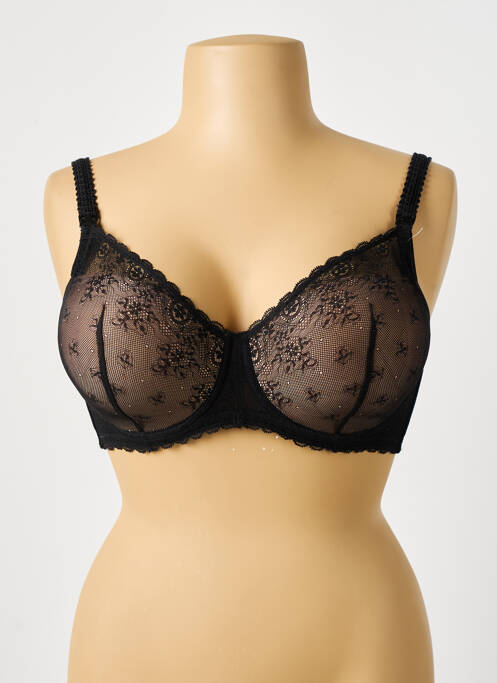 Soutien-gorge noir LE MYSTERE pour femme