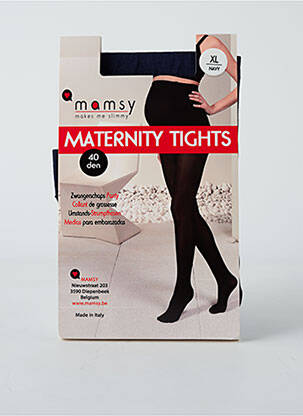 Collants maintien autofixant bleu MAMSY femme