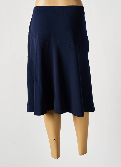 Jupe mi-longue bleu KARTING pour femme