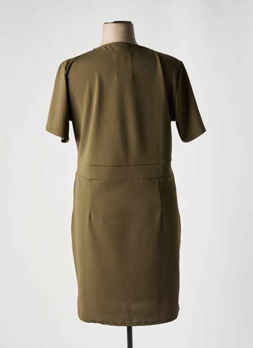 Robe mi-longue vert GALMALLA pour femme