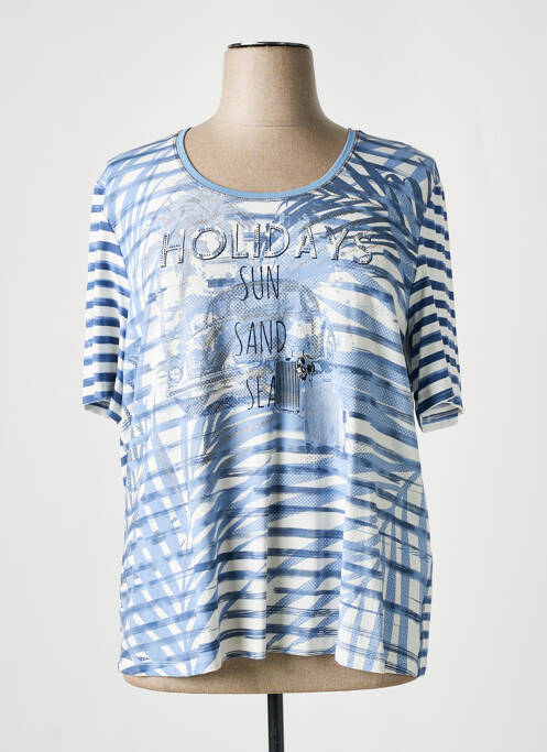 T-shirt bleu BARBARA LEBEK pour femme