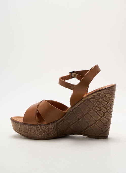 Sandales/Nu pieds marron REQINS pour femme