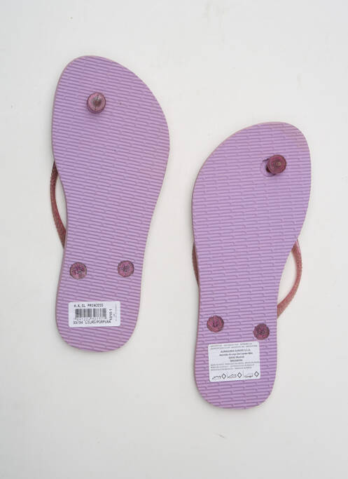 Tongs rose HAVAIANAS pour fille