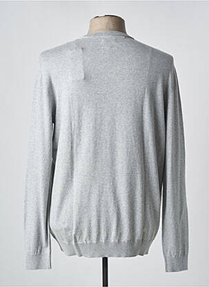 Pull stretch manches longues gris TOM TAILOR homme