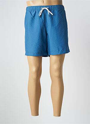 Short de bain tissage popeline bleu TOM TAILOR homme
