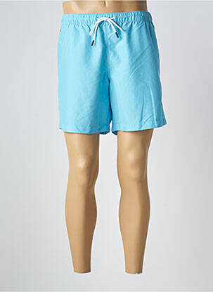 Short de bain tissage popeline bleu clair TOM TAILOR homme